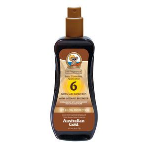 Australian Gold Lotion Sunscreen Spray with bronzer SPF06 - 237 ml.