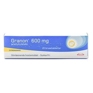 Granon 600 mg - 20 brusetabletter