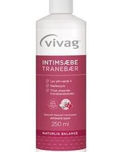 Vivag Intimsæbe Tranebær, 250ml.