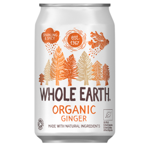 Whole Earth Ingefær sodavand Ø (330 ml)