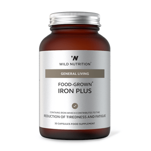 Wild Nutrition Food-Grown Iron Plus - 30 kaps.